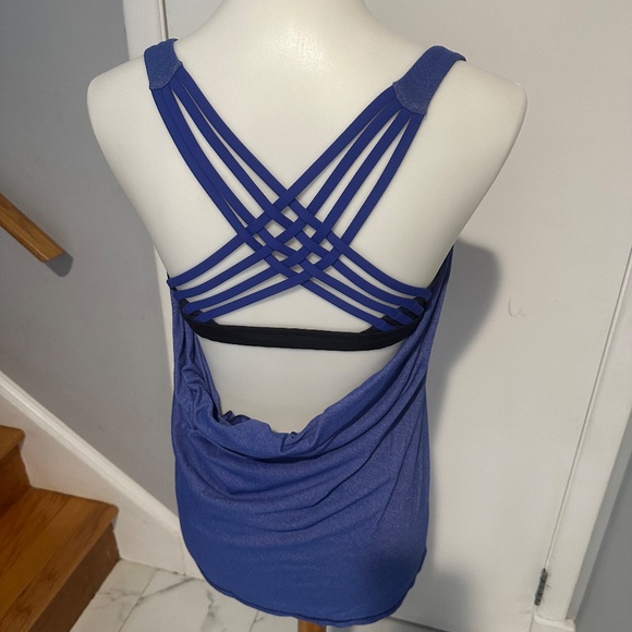 Lululemon‎ Wild Tank Top Shappire Blue- Size 6 - No Tag Size/Yes Tag Dot. - Picture 6 of 14
